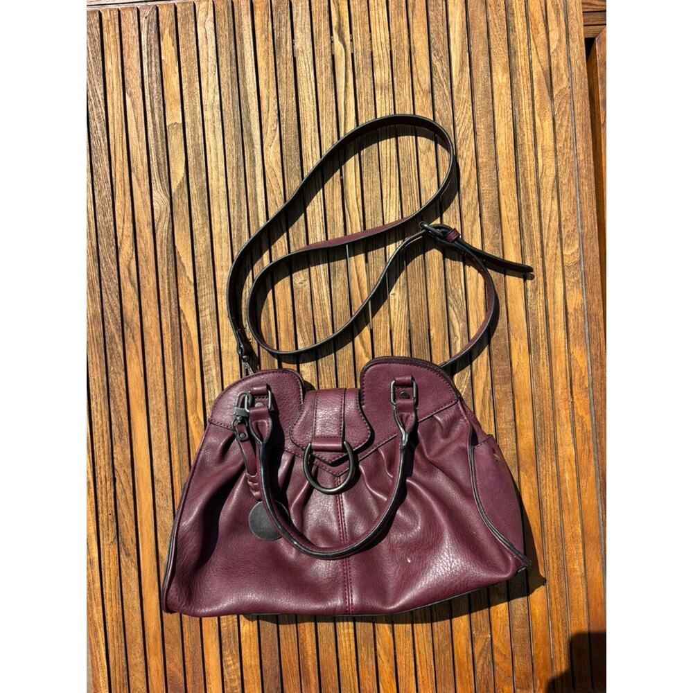 Simply noelle burgundy leather handbag - Picture 4 of 7